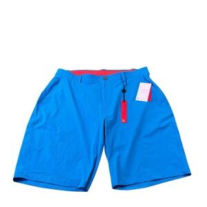 Redvanly Ibiza Blue Hanover Men's Performance Golf Short Size XL NWT